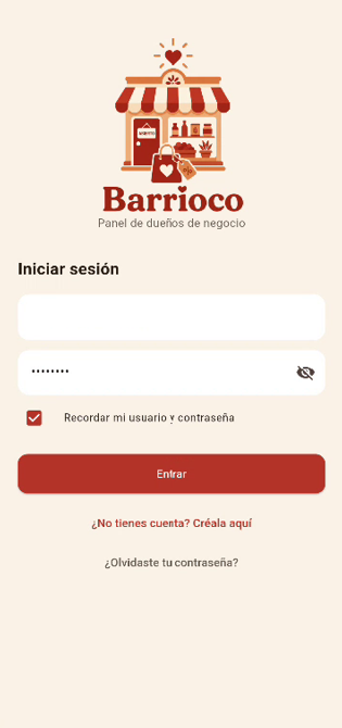 Inicio de sesión